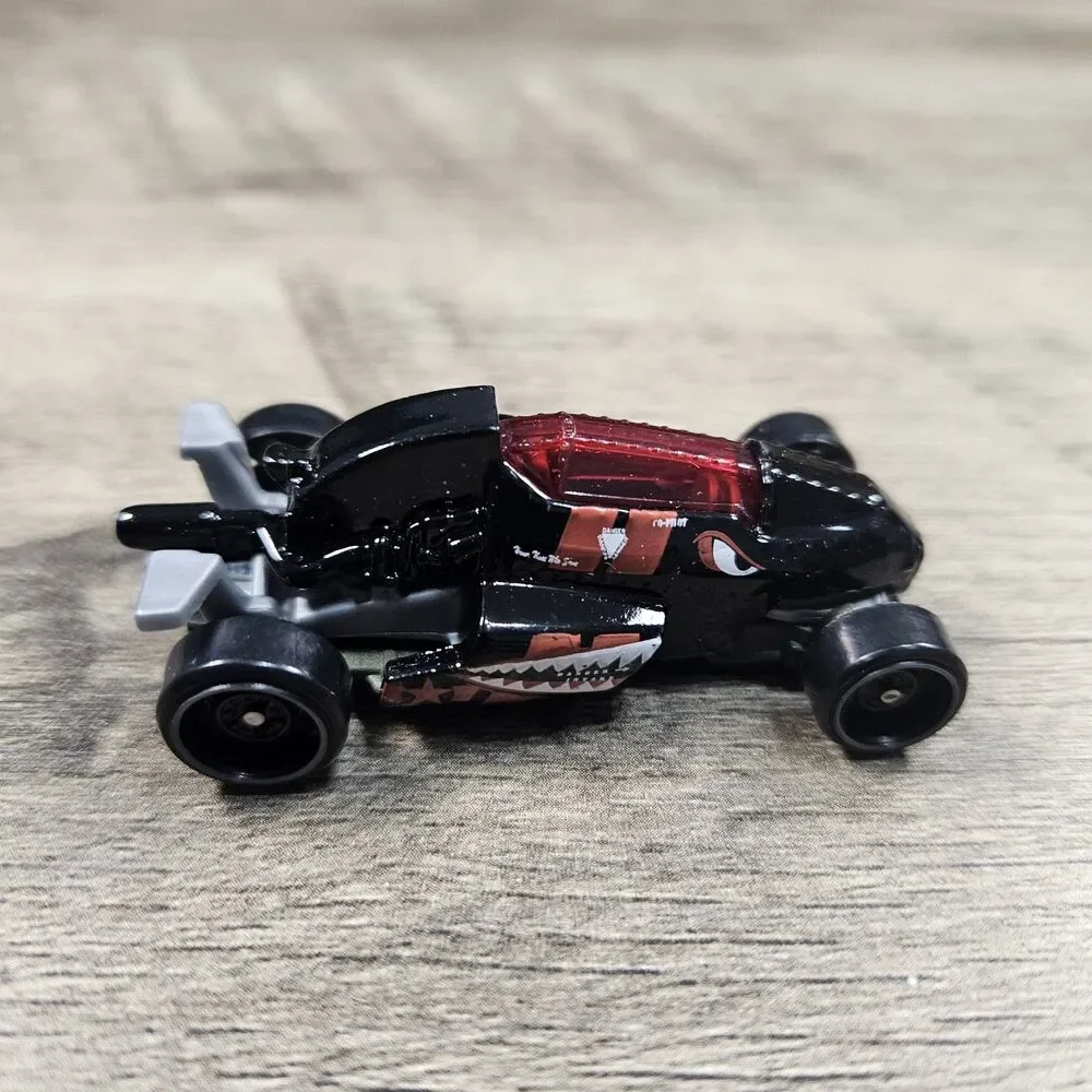 Hot Wheels 2jetz Black Diecast 1/64 Mattel Loose Toy Car